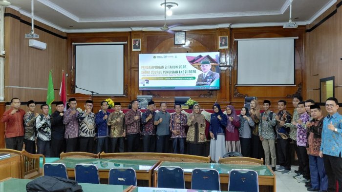 MTsN 7 Merangin Ikuti Pendampingan Pengisian LKE ZI