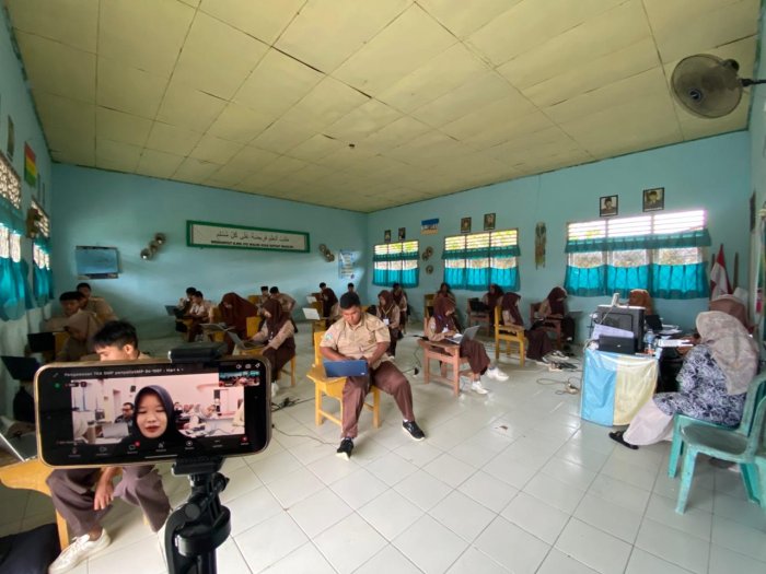 MTsN 7 Merangin Laksanakan Tes Akademik